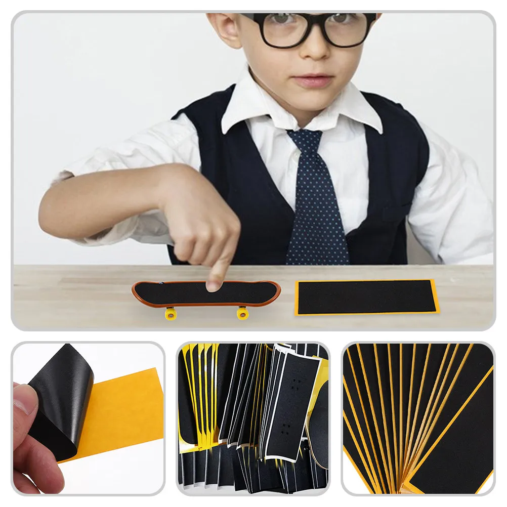 

24Pcs Fingerboard Grip Tape Foam Non-Slip Sticker for Small Skateboard Easy Application Long-Lasting Elastic Grip Tapes