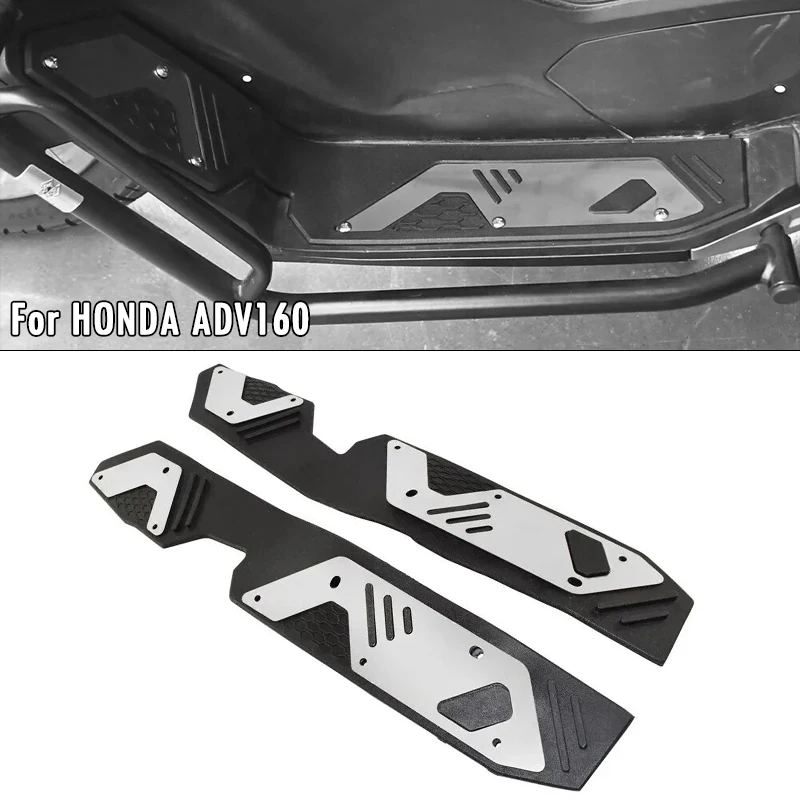 Для HONDA ADV 160 ADV160 2022 2023 2024 2025 мотоциклетная подножка, подножка для ног, подушечки, пластины, педали, аксессуары для дна