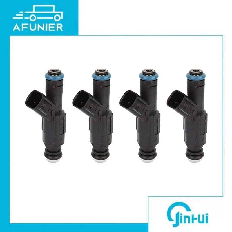 4Pcs Fuel Injector Nozzle For Ford Focus Fiesta Mondeo Mazda Atenza Volvo C30 S40 V50 OE No.:0280156154