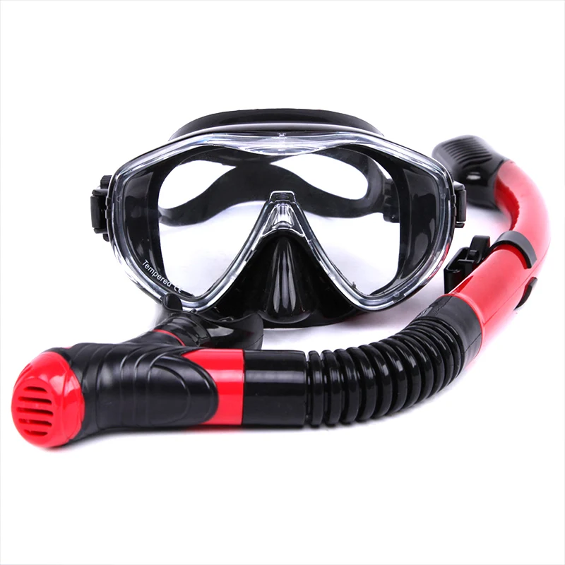 Swimming Goggles Wide View Anti-fog with Dry Breath Snorkel for Diving Summer Accessories Wide View Breath Dry Swimming Diving