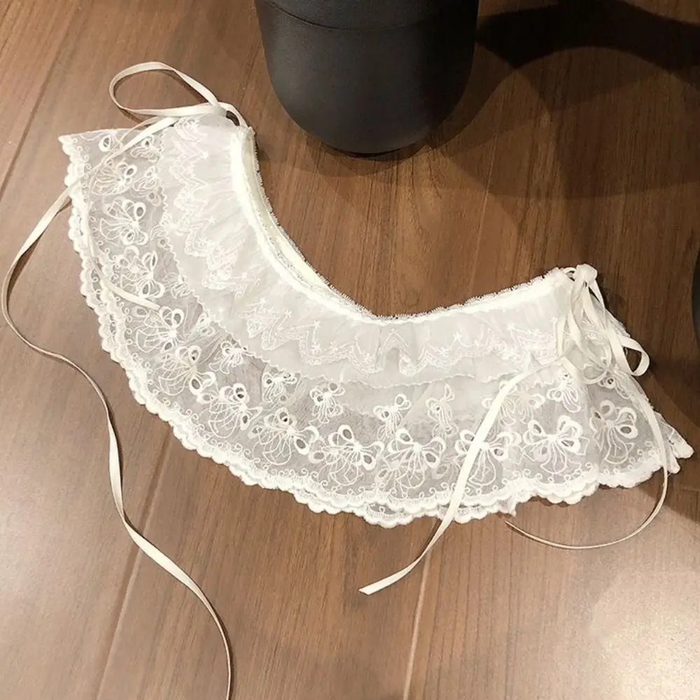 

New Embroidered Lace Skirt Y2K Streetwear Harajuku Hollow Out Skirt High Waist Lace-up Design Layering Skirt Jeans Decoration