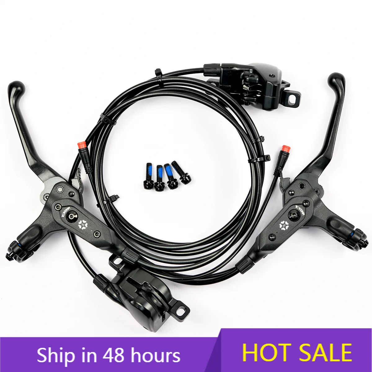 

POWER LEAP Electric Bicycle BMX Forged Lever Cut off Oil Hydraulic Disc Brake