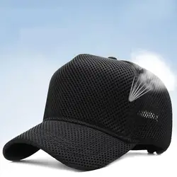 Full Mesh High Top Baseball Cap For Men And Women Summer Breathable Large Size Sun Protection Trucker Caps Outdoor Dad Hat Gorra