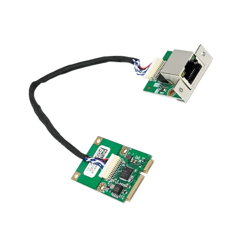 Mini tarjeta red PCIe Gigabit fibra, adaptador Ethernet puerto óptico único, 2