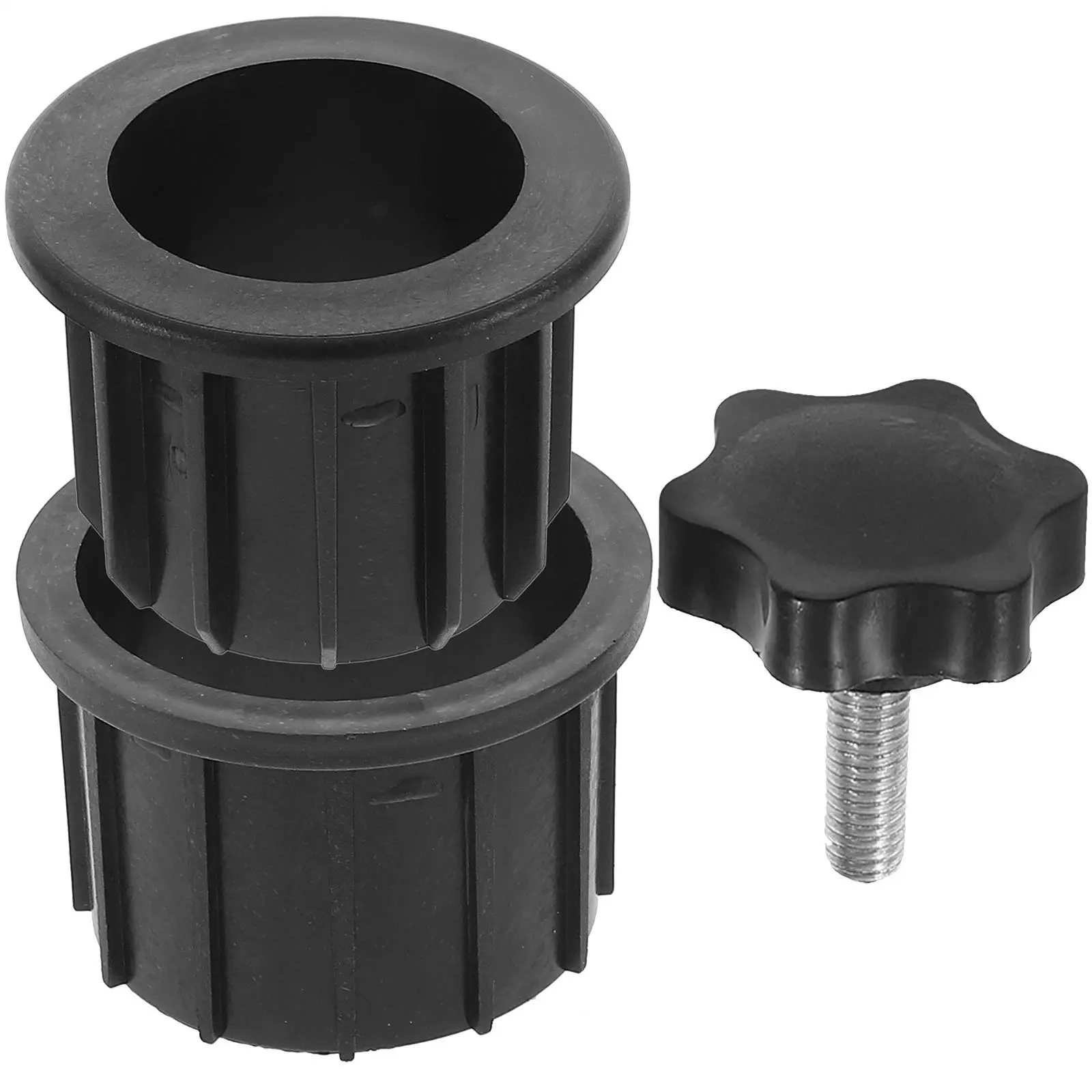 

3pcs Parasol Ground Anchor Umbrella Plugs Covers Patio Base Stand Replacement Parts Screw Accessories Outdoor Garden Parasol