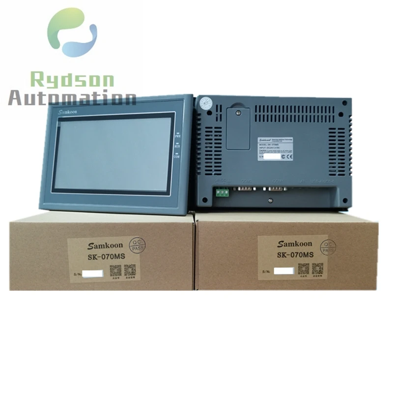 

SK-070MS SK-070GS Ethernet Samkoon 7inchTouch Screen HMI Memory 128M Flash128M CPU Cortex A8 600MHZ COM1/COM2:RS232 422 485