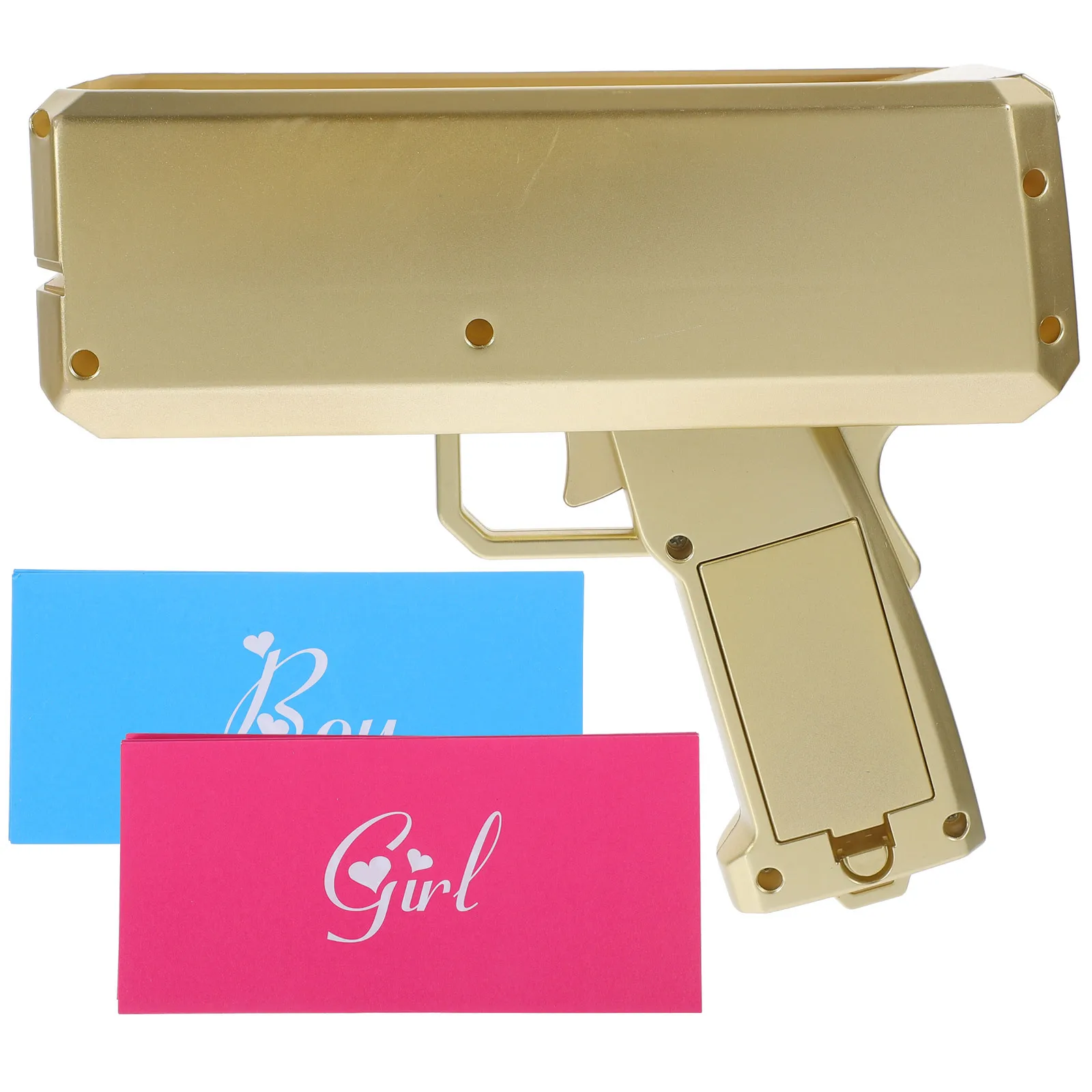 1Set Geschlecht offenbaren Shooter Papier Konfetti Launcher oder offenbaren Party Versorgung Dusche Geld Shooter Prop