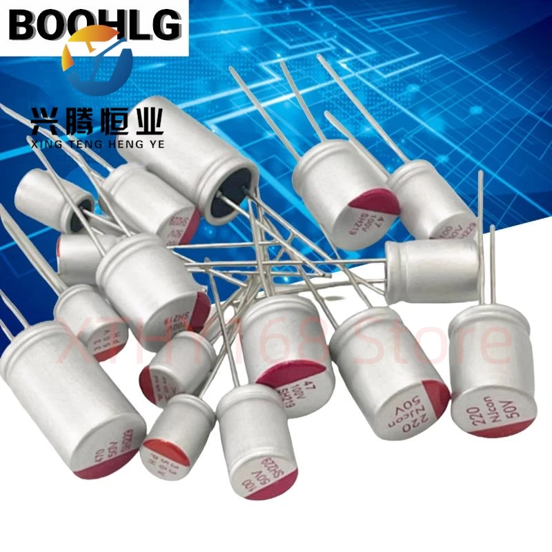 10Pcs DIP Solid Electrolytic Capacitor 25V 35V 50V 63V 100V 10UF 47UF 100UF 220UF 270UF 330UF 470UF 560UF 680UF 820UF 1000UF