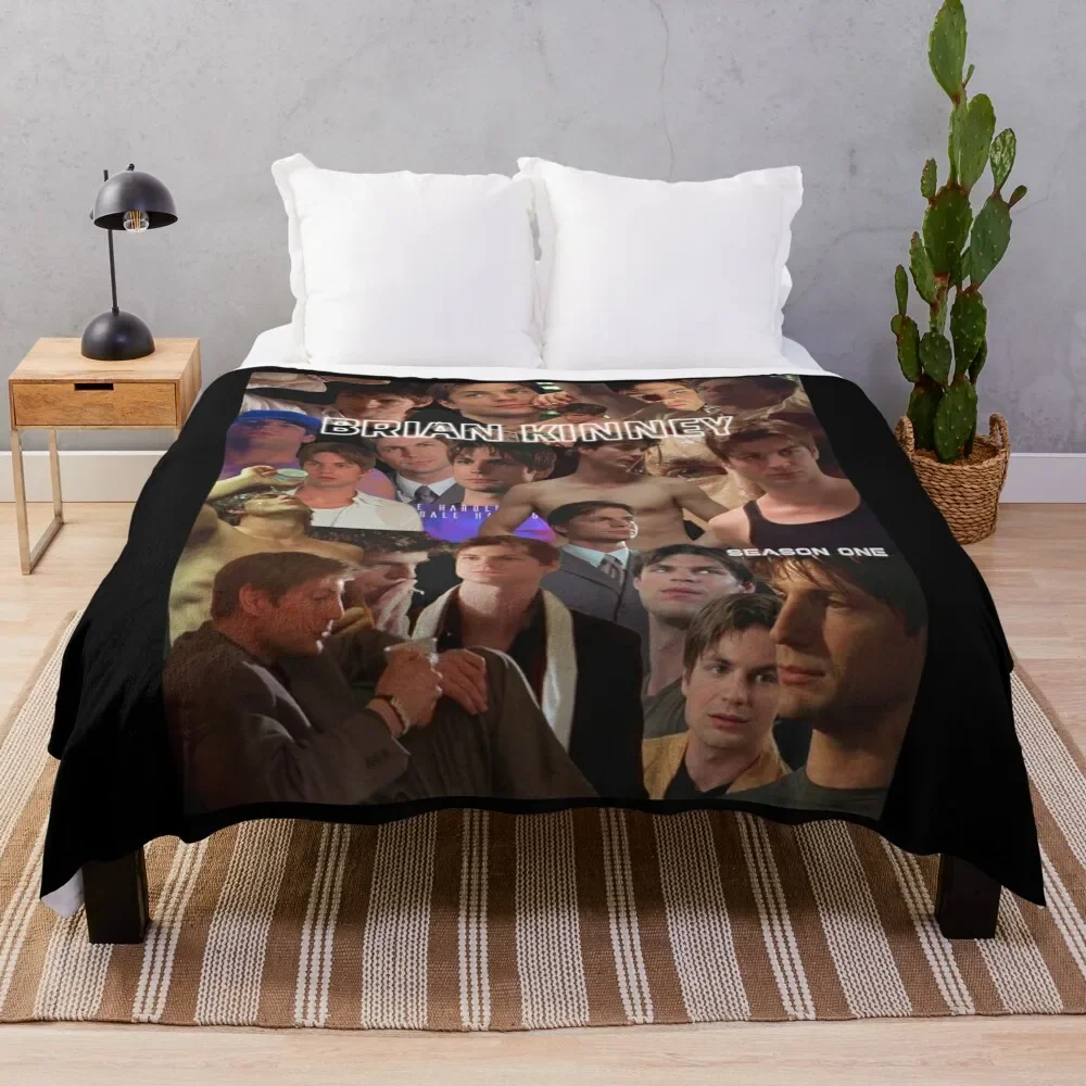 Brian Kinney: Season one Throw Blanket Soft Beds Bed Blankets For Baby blankets ands Blankets