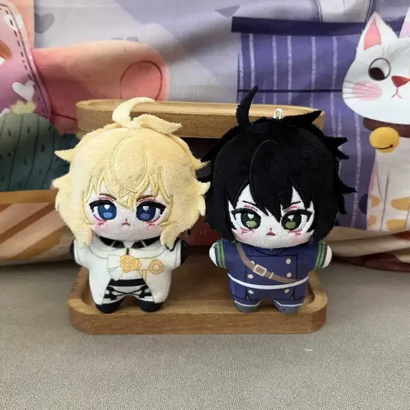 Stuffed 10cm Anime Role Yuichiro Mikaela Hyakuya Plush Doll Pendant Toys Cute Soft Starfish Body Cosplay Keychain Dango Gift