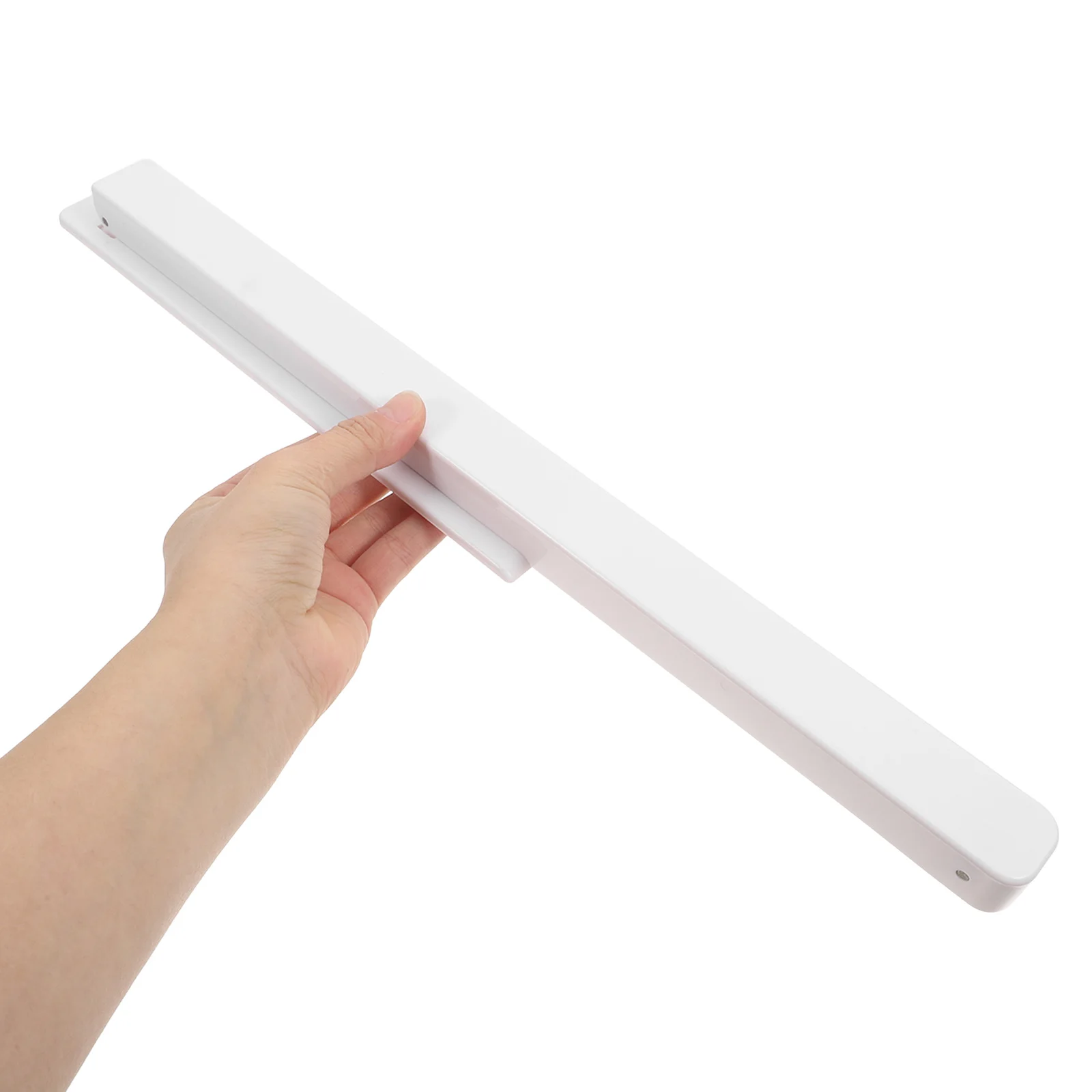 

1pcs Wall Mounted Folding Hanger Stainless Steel Anti-Slip Wave Rod Space Saving Clothes Rack For Laundry Closet Organizer Over