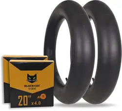 ZUKKA 1 Piece Fat Inner Tubes 20x4.0/26x4.0 AV 32mm Mountain Bikes Road Bikes Electric Bike Bicycle Tube Bike Accessories