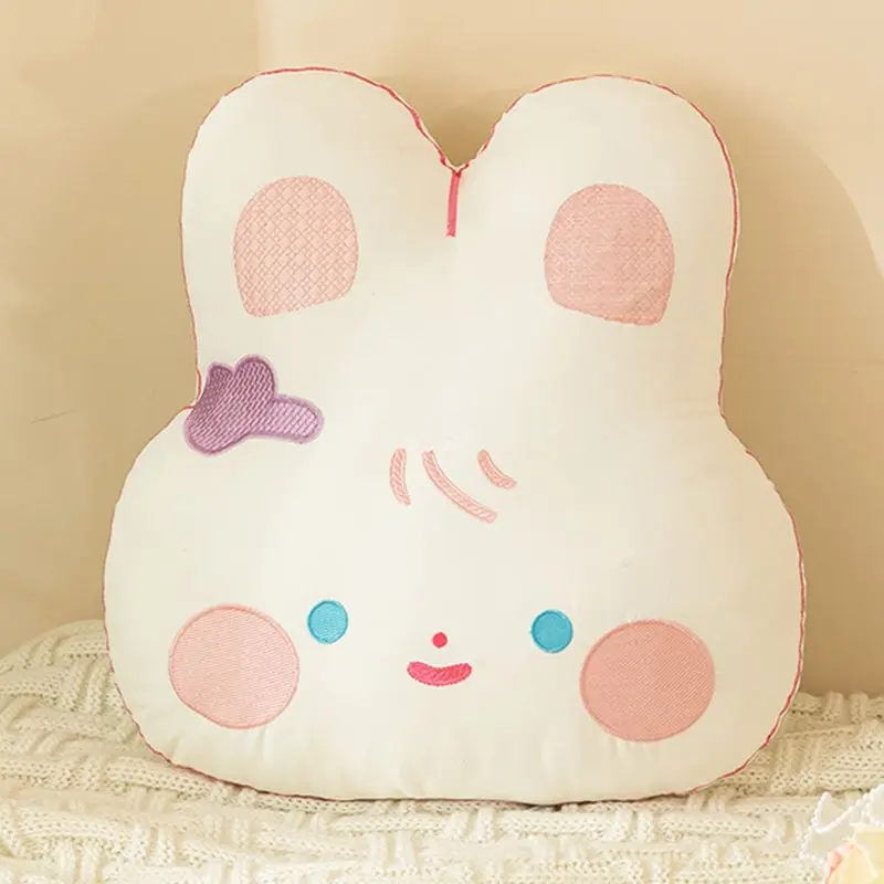 Sofa Pillow, Living Room Decorative Pillow, Girl Sleeping Doll, Girl Heart Window Tatami Cushion, Carrot, Rabbit, Love，Bear