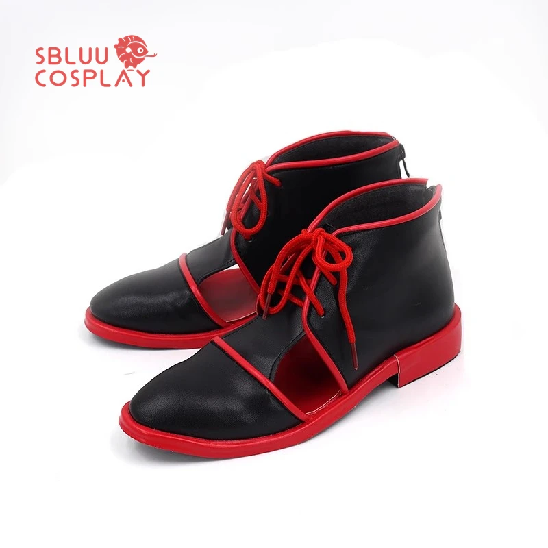 SBluuCosplay أنيمي Shylock تأثيري أحذية الرجال النساء حفلة الهالوين تحت عنوان الأحداث أحذية مصنوعة حسب الطلب