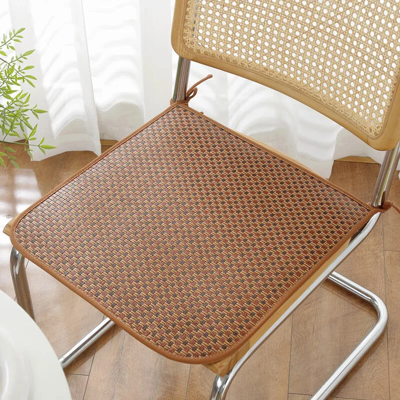 1PC 40cm/45cm/50cm Atmungsaktive Sommer Kühlung Sitzkissen Sitzkissen Kühlen Matte Nicht-slip Kühlung Bambus Stuhl Sitz – Detail 8