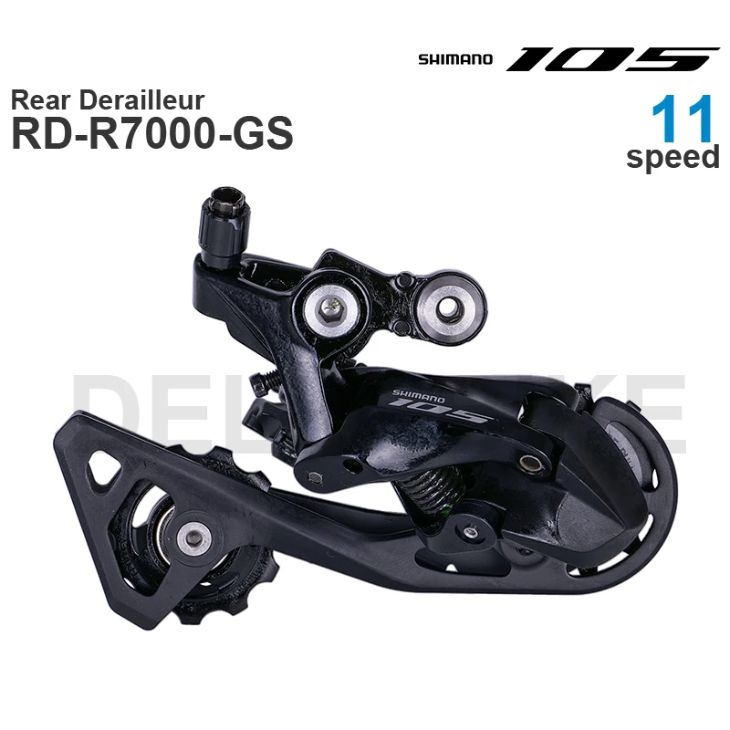 Shimano-ミディアムケージ付きリアディレイラー,シャドウrd,105 r7000