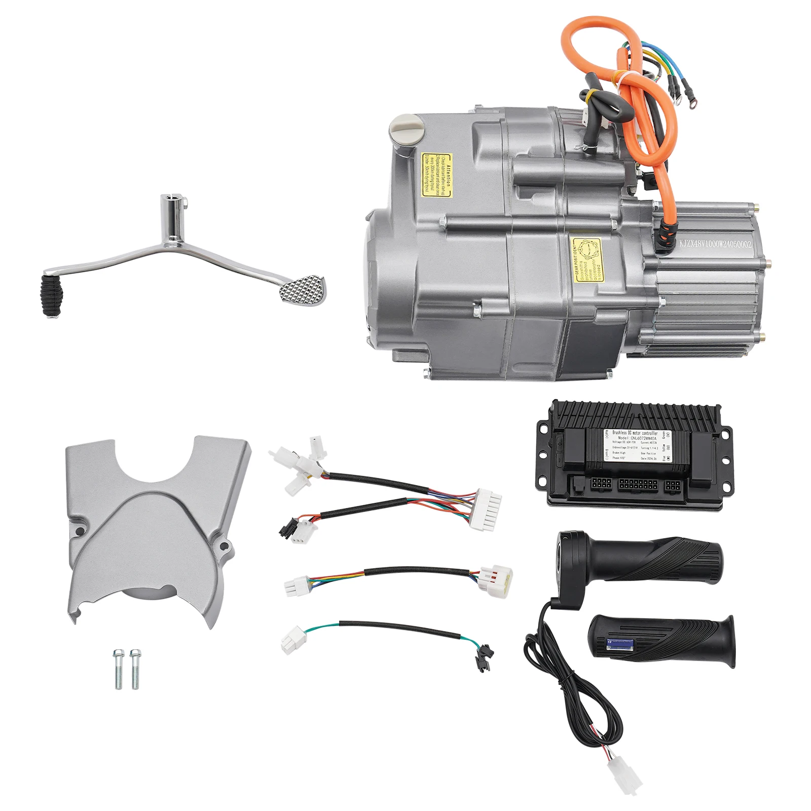 

48V 1000W Electric Motor Kit, High Torque Brushless Motor for ATV Go Kart Golf Cart Conversion, 247 Nm Torque 1081 RPM