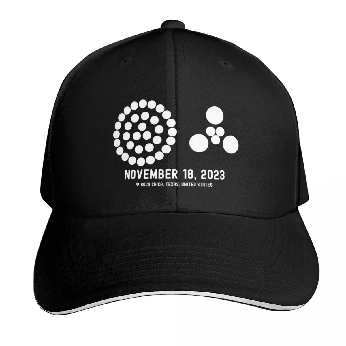 Starship Launch - November 18, 2023 Baseball Cap Streetwear Hip Hop Trendy Vintage Retro Embroidered Lightweight Packable