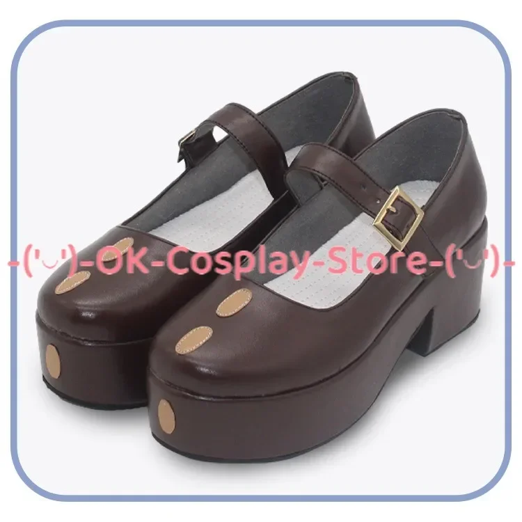 [Customized] Otori Emu Cosplay Shoes Anime Roleplay Props Halloween Carnival Holiday Party PU Leather Chunky Platform Boots