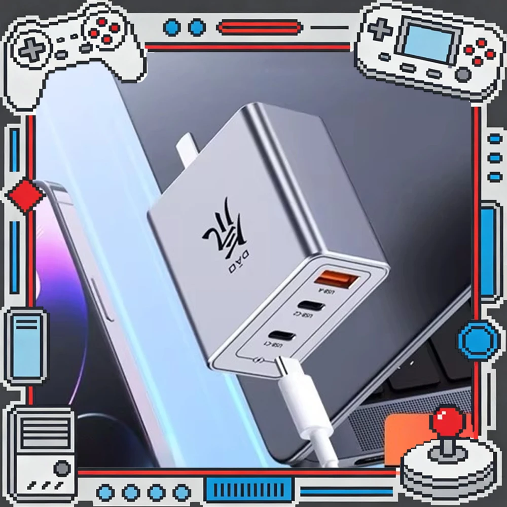 

Зарядное устройство REDMAGIC 65W GaN (на основе нитрида галлия) Type-C для настольных ПК, ноутбуков, с контролем температуры, быстрая зарядка для iPhone, портативных планшетов