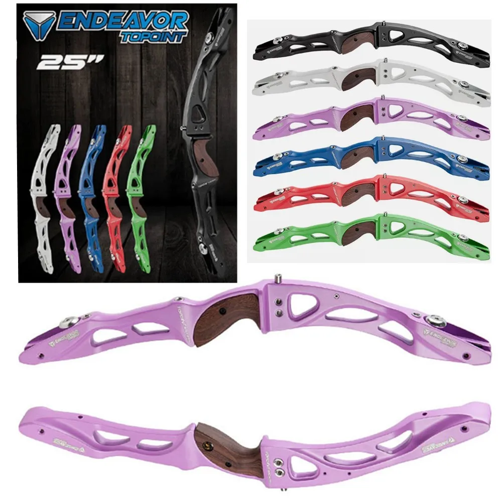 

ILF Recurve Bow Handle Topoint Endeavor 25" Bow Riser Takedown Grip for Right Left Hand Competition Sports Hunting Shooting