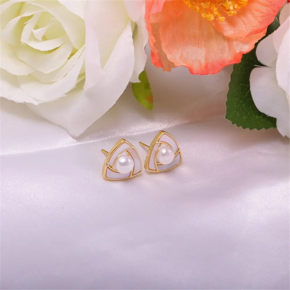 14K Gold Plated Brass Round Earring Hooks,Pearl  Accessories For Earrings,Shvenzy Earwires Fasteners,DIY Earring Findings