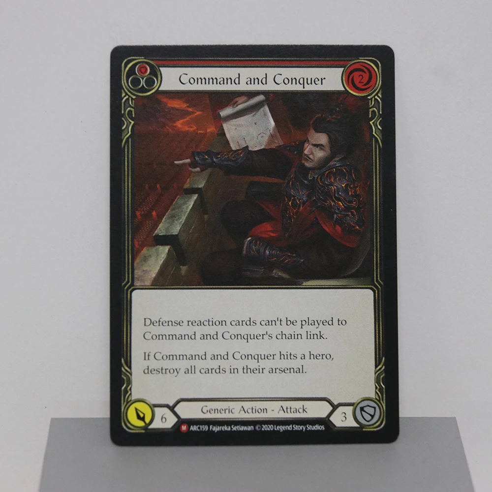 Custom Proxy NON FOIL Cards for Entertainment Games FAB Command and Conquer Codex of Frailty Fyendal's Spring Tunic Art of War