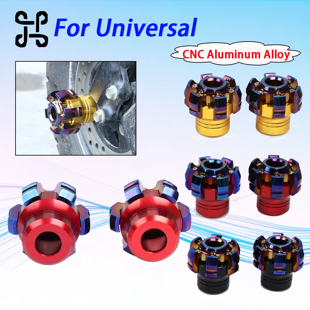 Universal Motorcycle Axle Anti-fall Cap Front Shock Absorber Fork Resistance Cup For Honda Yamaha Suzuki NIU KTM BMW XMAX TMAX
