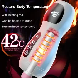 Masturbation Cup Penis Massage Sex Machine Blowjob Vibration Realistc Vagina Male Masturbator Erotic Toys for Men Adult Product