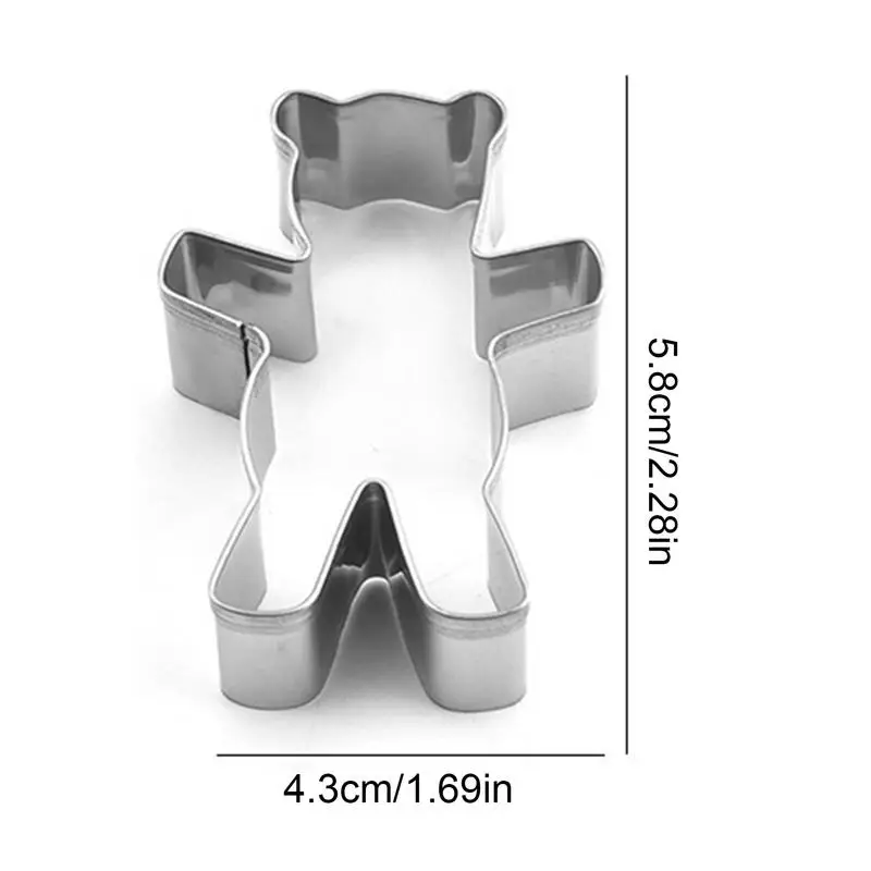 Biscuit Cutter Tool Stainless Steel Cartoon Clay Mould Cute Kitchen Baking Accessories Dessert Baking Tools For Fondant Clay