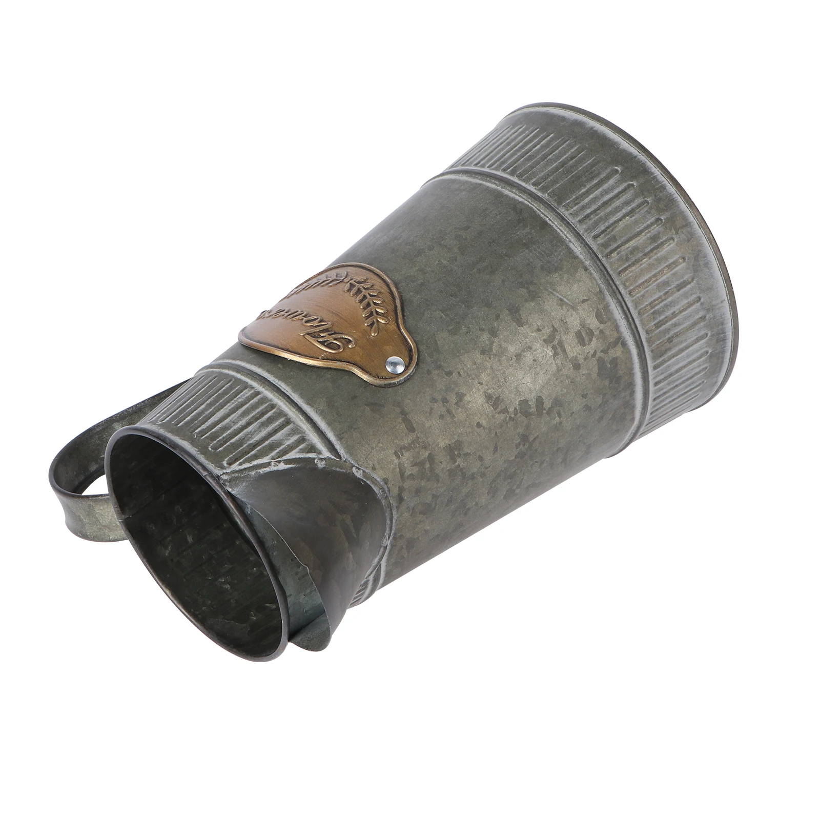 

Succulent Flower Pot Iron Bucket Vintage Decor Planter Container Suitable for Flower Arrangements Potted Plants Faux Flowers