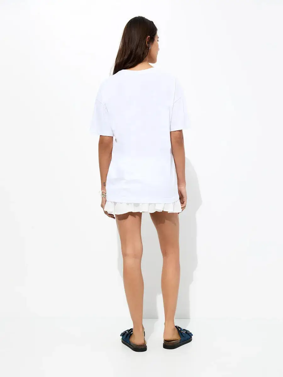 الروسية Kokoshnik تاج الطباعة تي شيرت تصميم الأزياء أنيقة المرأة الجرافيك المحملة 100% القطن الخالص حجم كبير فضفاض بلايز عادية