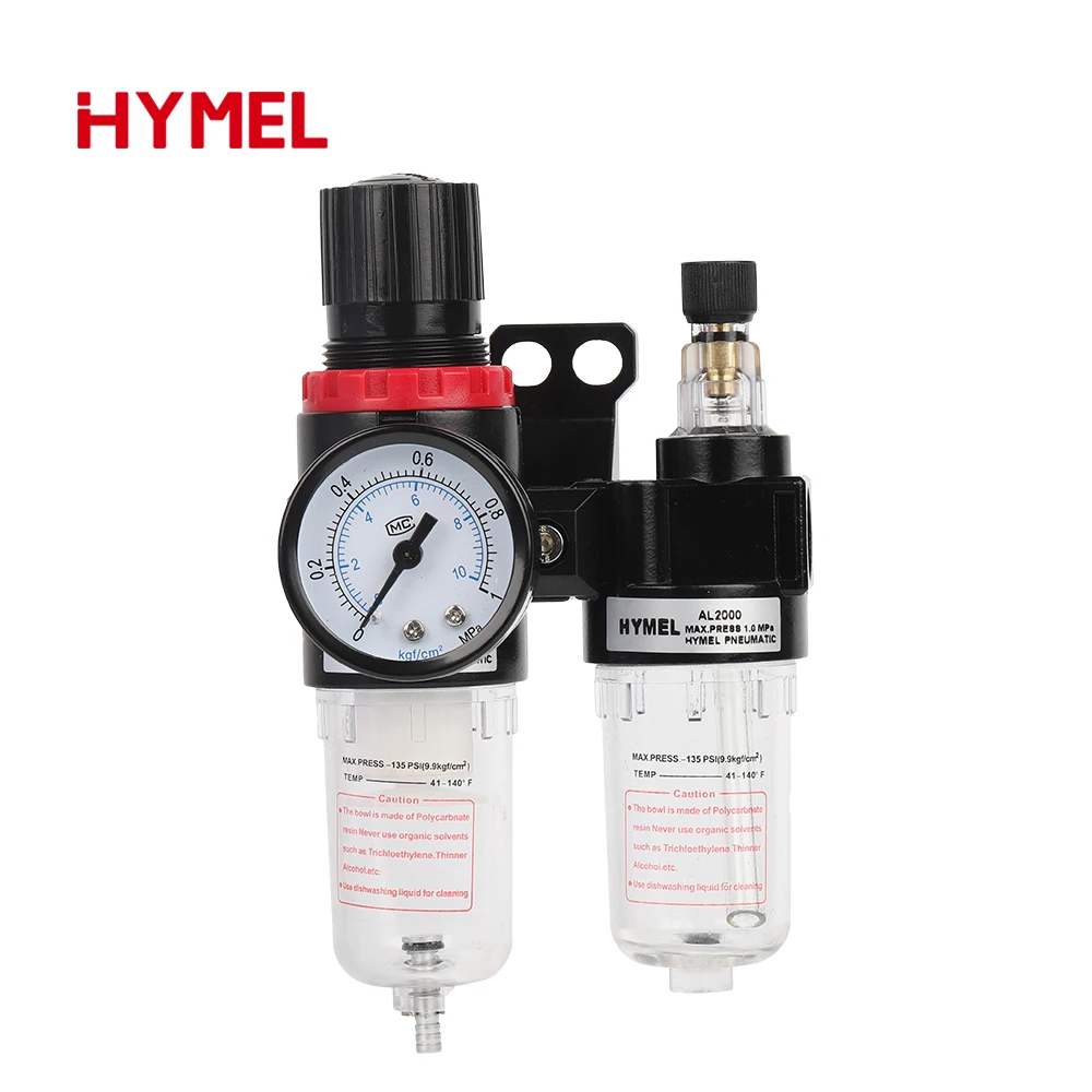 

AFC2000 G1/4 Air Compressor Oil And Water Separator Air Filter is used to Reduce The Pressure Valve Regulator AFR2000 + AL2000