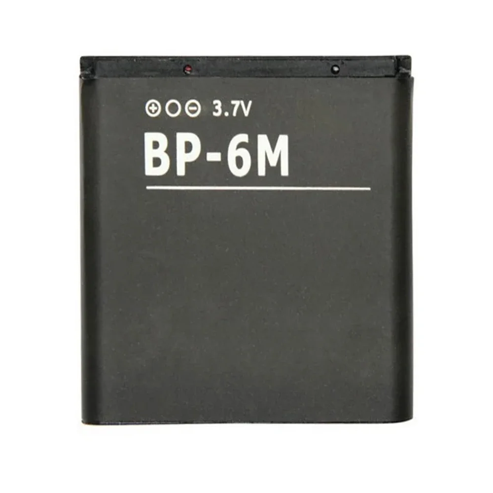 1100mAh Li-ion Replacement Battery BP-6M BP6M BP 6M Phone Batteries for Nokia 6233 6280 6288 9300 N73 N77 N93 N93S