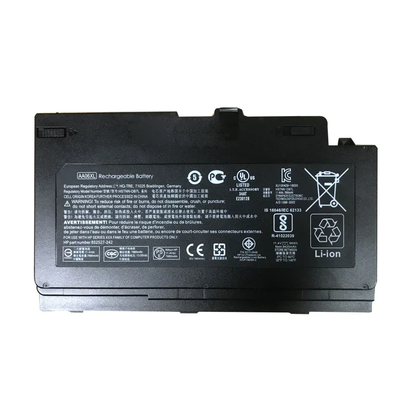 LMDTK New AA06XL 96WH Laptop Battery For HP ZBook 17 G4 G4-1JA88AW G4-1RQ78EA G4-Y3J82AV HSTNN-DB7L C86C AA06096XL 852527-222