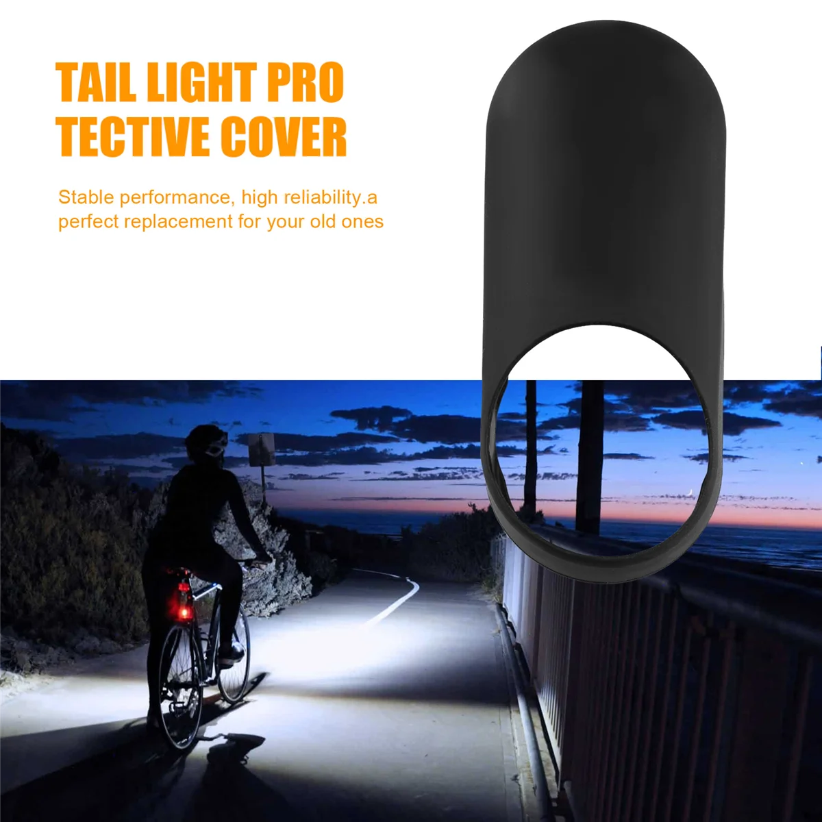SMIEA Per Magene L508 Radar Protezione fanale posteriore Rilevamento freno bici Fanale posteriore Protettivo Anti-Goccia Copertura protettiva in silicone
