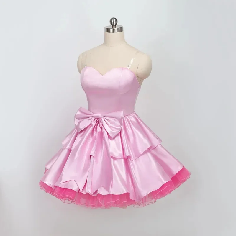 HD2S 2026 Alien Zombie State Mizi Cosplay Costume Wig Pink Mini Dress Cute Big Bow Glitter Ruffle Skirt Idol Stage Outfit
