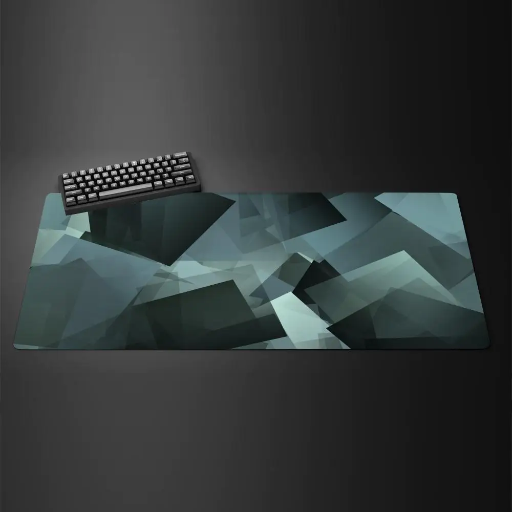 Geometric Pattern Mouse Pad Large Rubber Base Non-slip PC Desk Accessories Mousepad for Office and Gamer Keyboard Mats Decor Mat