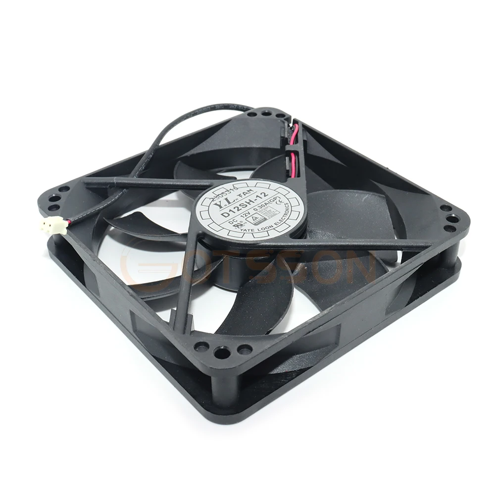 new Original for Yate Loon D12SH-12 D12SM-12 12025 120x120x25mm DC 12V 0.30A cooling fan Power box fan