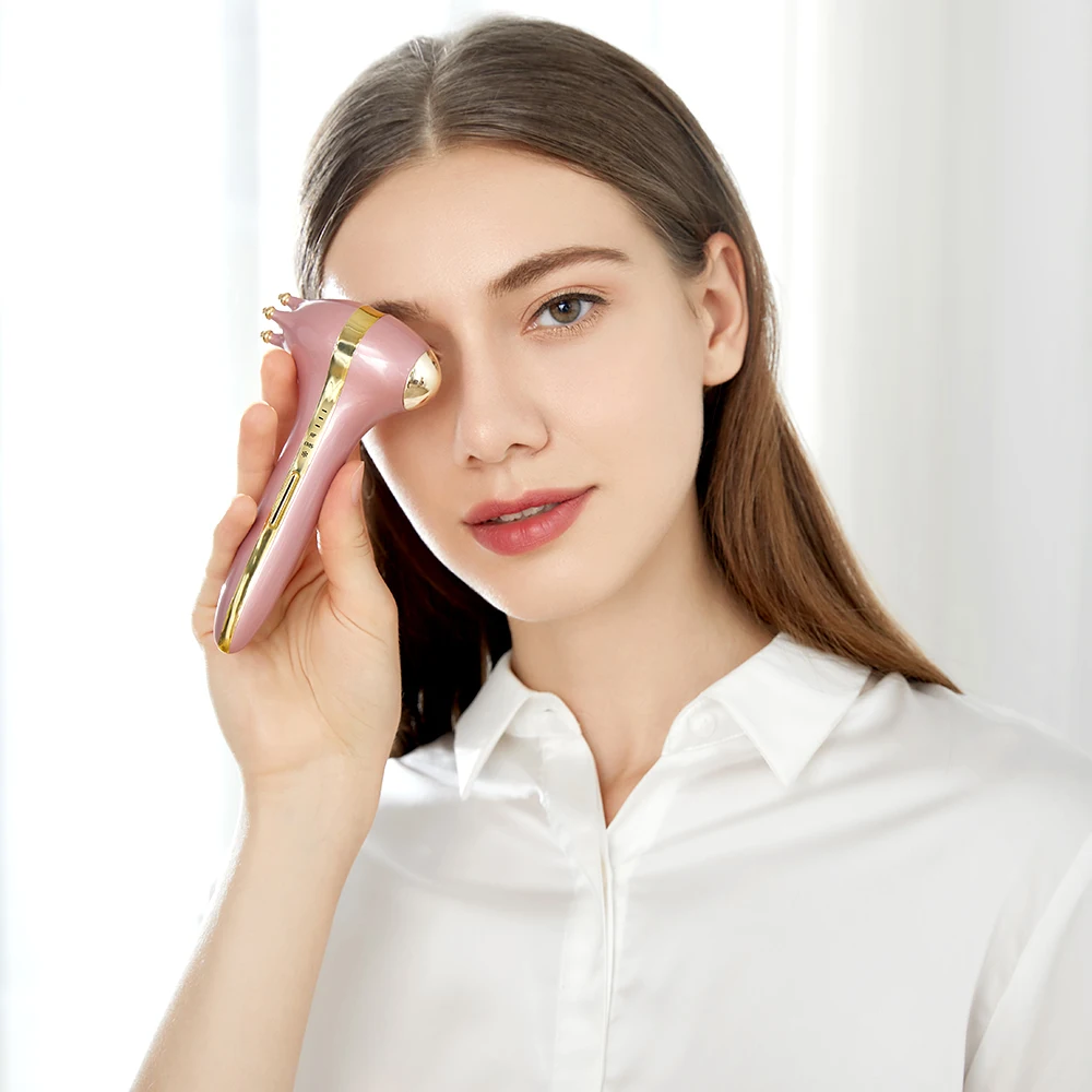 3 in 1 Beauty-Equipment New Design Private Label Be-auty Device  EMS Cool Compress Anti-Wrinkle Multifunction Facial Device