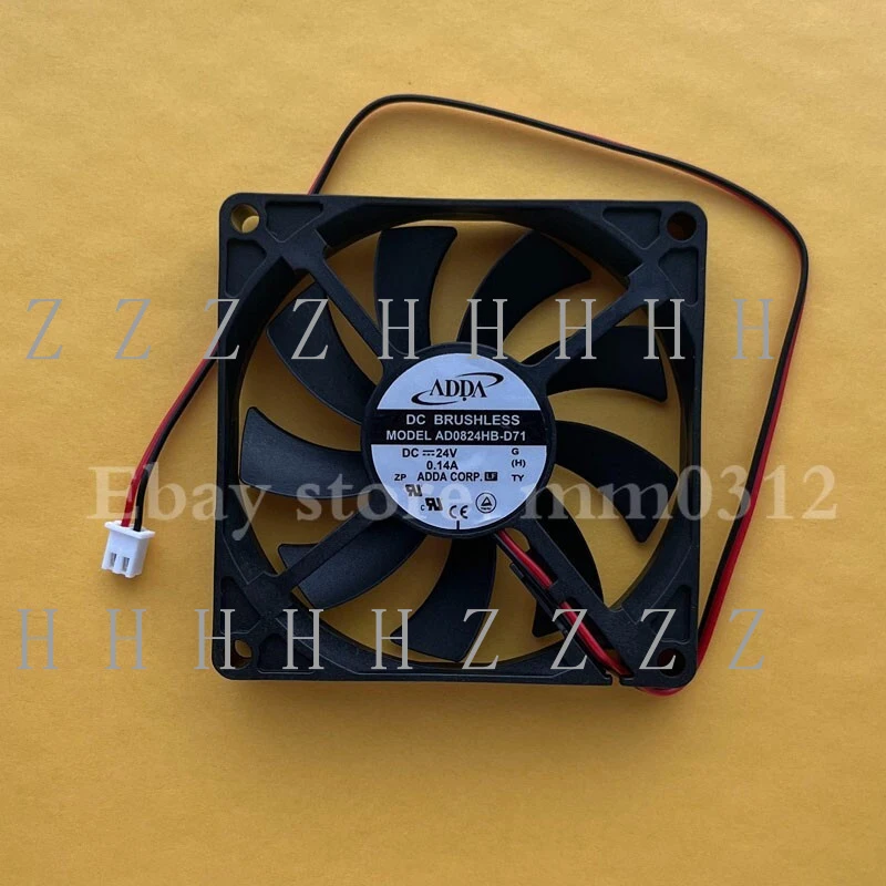 

Z ADDA AD0824HB-D71 DC24V 0.14A 2-Wire Cooling Fan