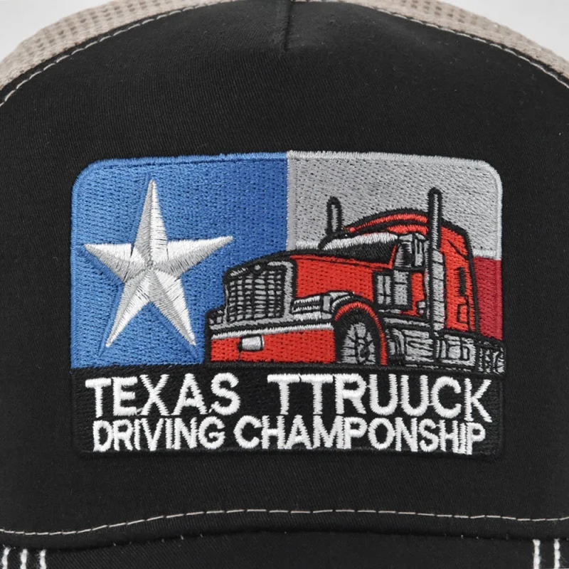 Unisex Baseball Cap Texas Embroidered Trucker Hat Mesh Hat Cap For Men Women Breathable Streetwear Summer Outdoor Trucker Cap