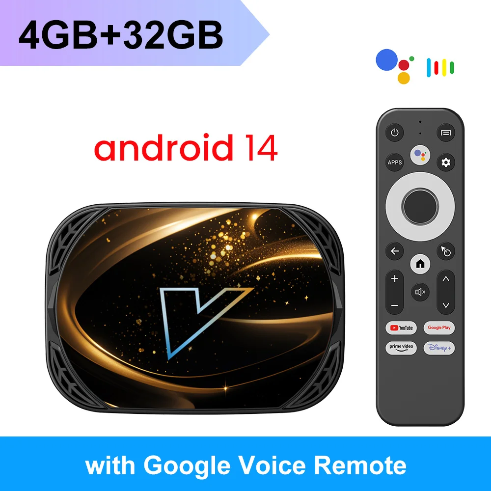 VONTAR X5 Android 14 TV Box Amlogic S905A (S905X5M) 4GB 128GB 32GB 64GB 1000M WiFi6 4K AV1 Google Play Media Player Set Top Box image 3