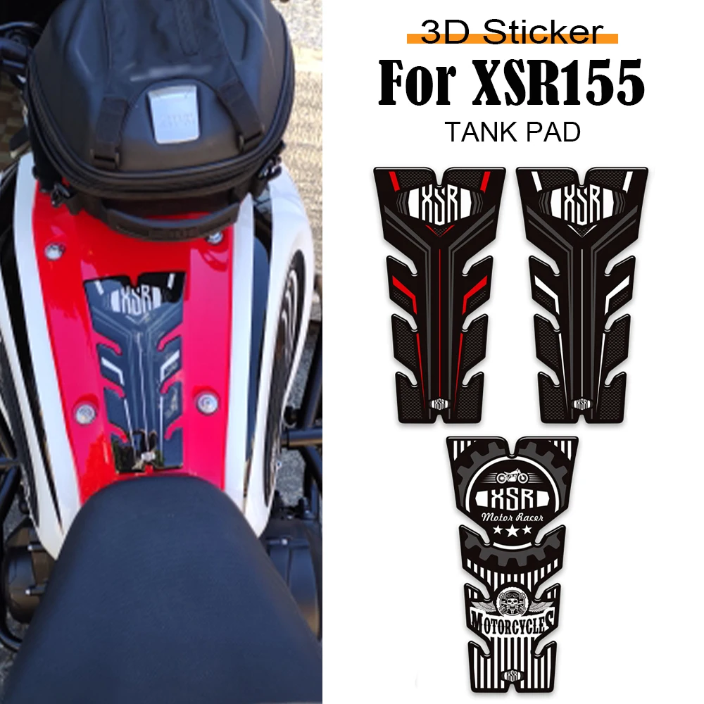 

Motorcycle Stickers Decals Tank Pad Grips Gas Fuel Oil Kit Knee Protector For Yamaha XSR 155 XSR155