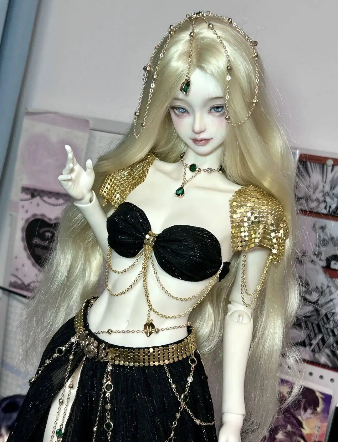 1/3 1/4 인형 소년과 소녀 옷 드레스에 적합한 옷 BJD 인형 드레스 옷만 판매