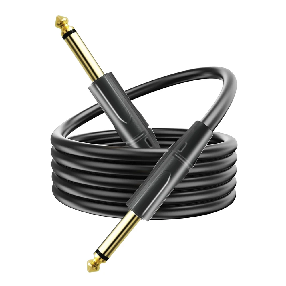 JUSTPRO High Quality Guitar Cable 10M/6M/3M Electric Instrument Bass AMP Cord for Electric Guitar Pro Audio