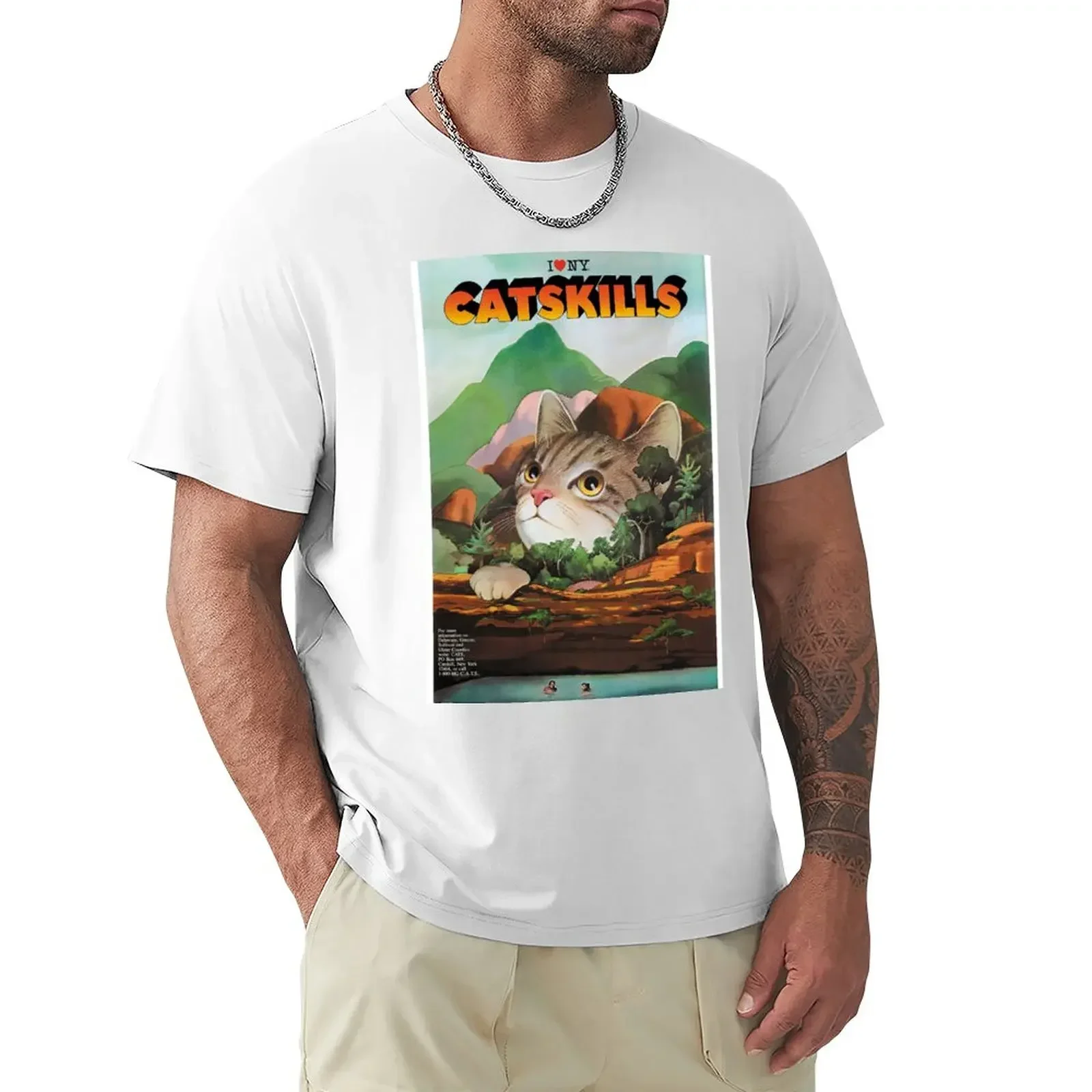 Catskills - Milton Glaser T-Shirt cute tops Aesthetic clothing designer t shirt men summer tops sweat mens t shirt