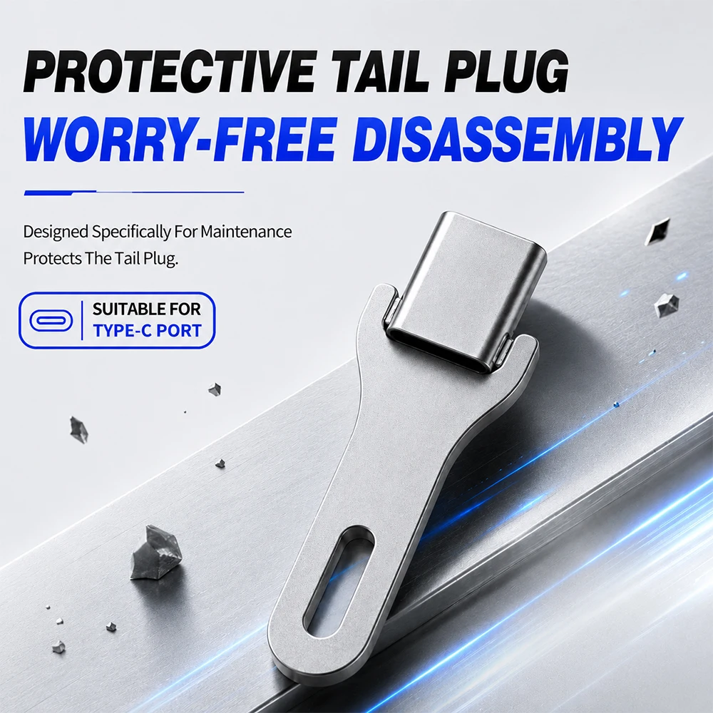BRESUN TC01 Tail Plug Melt Protection Covers 5PCS for Mobile Phone Motherboard Soldering Repair Type-C Melt Protection Tools
