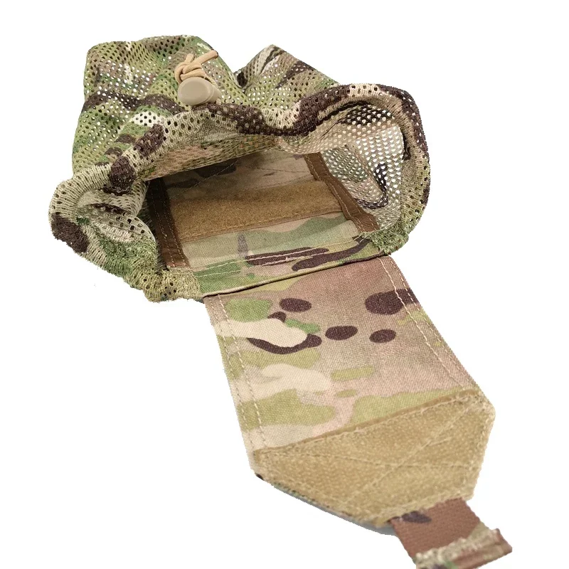 Tactical Mesh Dump Pouch Mini Foldable Net Pocket EDC Magazine Pouch  Outdoor Hunting Recycling Mag Bags 500D view 6