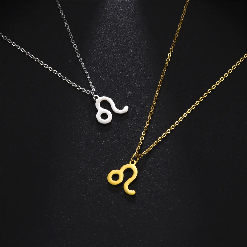 12-Sternbild-Anhänger-Halsketten für Frauen, Mädchen, Widder, Steinbock, Stier, Halskette, Ketten, Halsband, Anhänger, Schmuck, Geburtstagsgeschenke – Detail 19